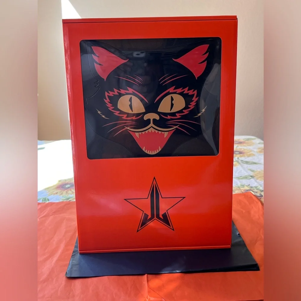 🐈‍⬛ JEFFREE STAR NINE LIVES ORANGE HAND MIRRORS 🐈‍⬛ NWT 🐈‍⬛